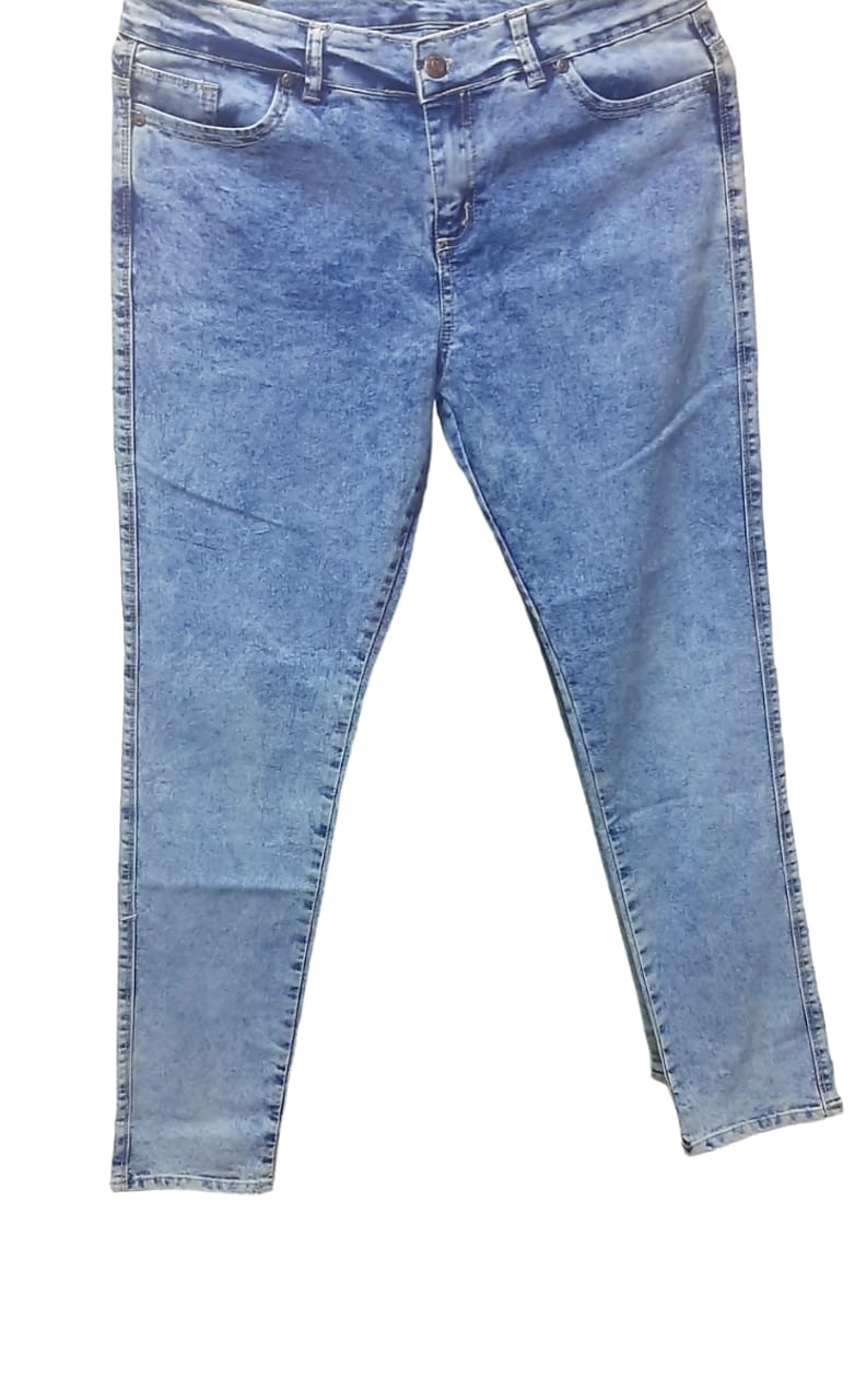 بنطلون جينز سكيني ازرق