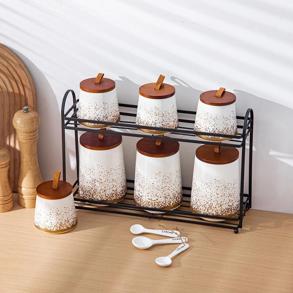 طقم توابل 11 قطعه – Golden Dots