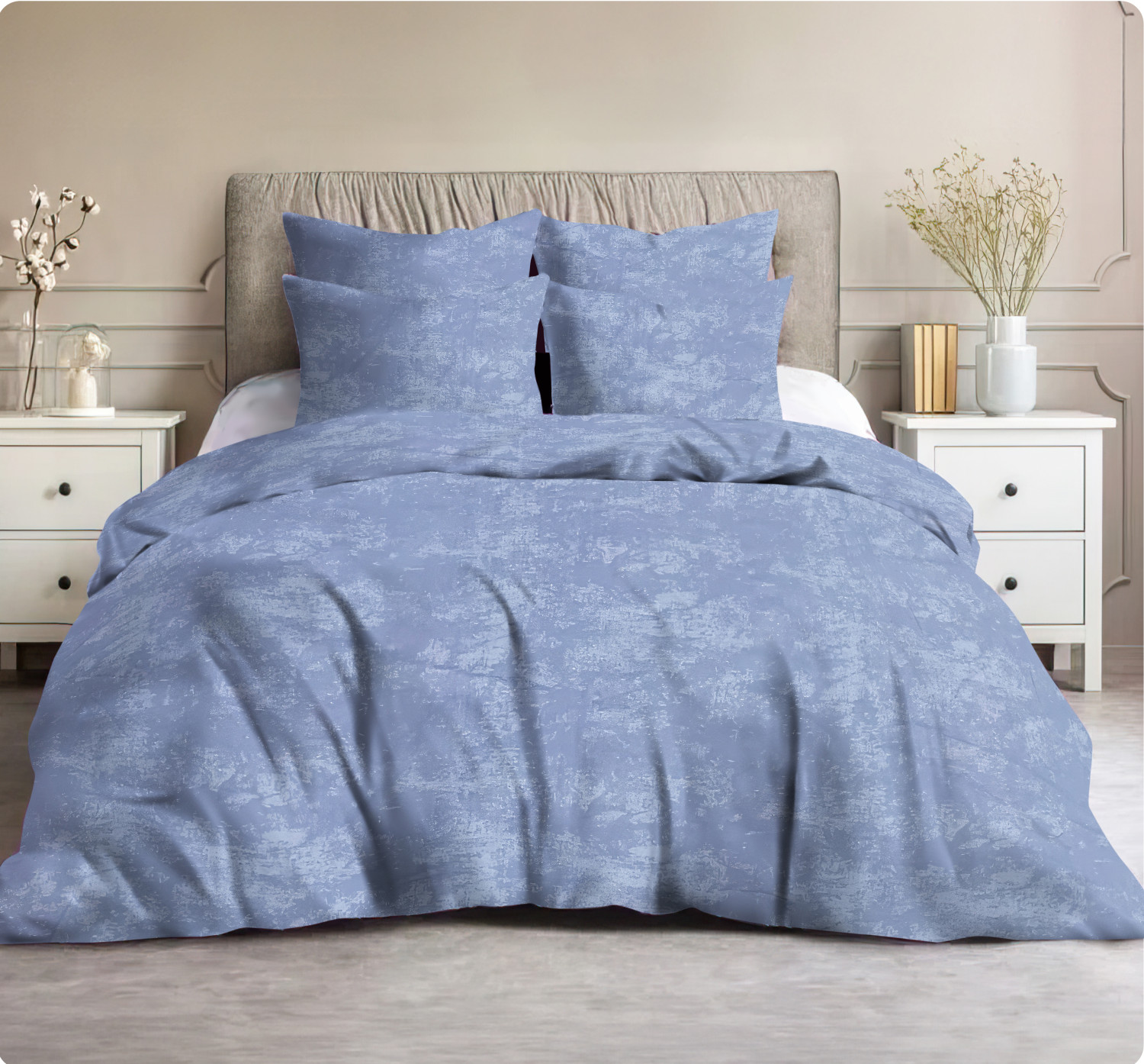 طقم سرير اطفال  6 قطع 2 ملائة مقاس 200 * 240 سم و2 مخدة 45 120 و2خداديه 72 52