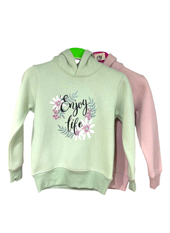 سويتشرت بناتي خامه ميلتون قطن 100%