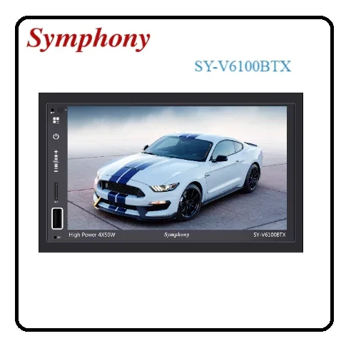 مشغل الوسائط المتعددة سيمفونى بحجم 7 بوصة اندرويد & ايفون SY-V6100BTX
