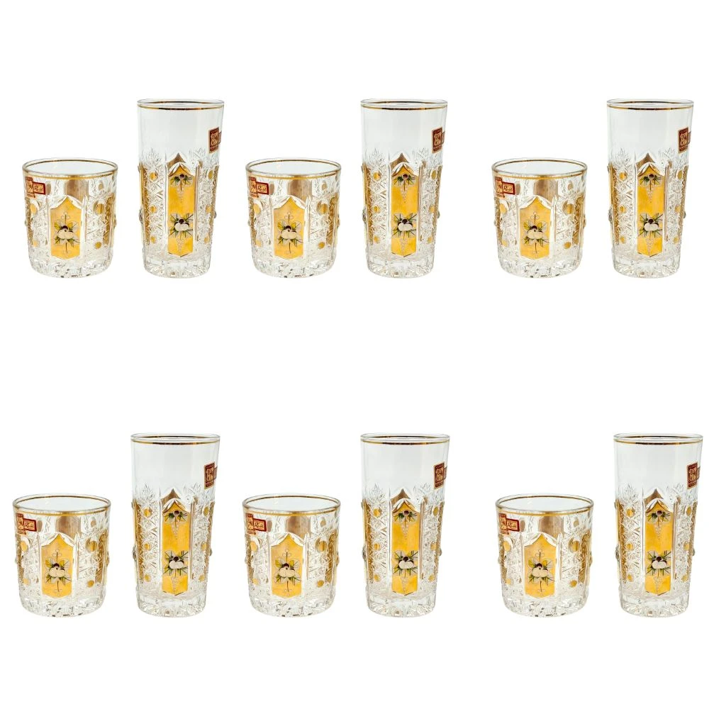 طقم شوب و شاي 12 قطعه – Bohemia – H555