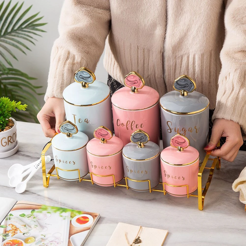 طقم توابل  11 قطعه – Pink/Gray/Sky Blue