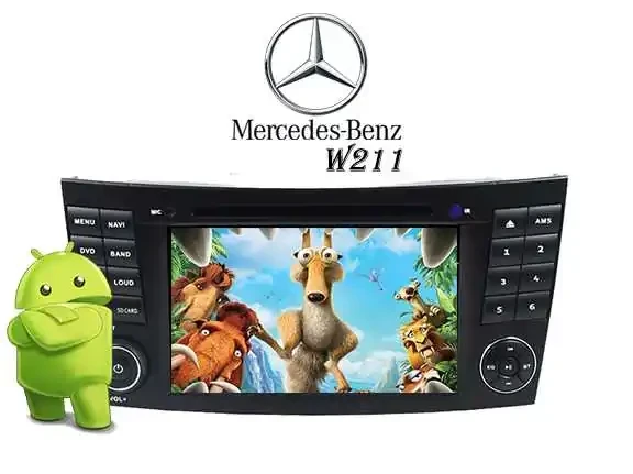 جهاز متعدد الوسائط من سيمفوني 7 انش GPS l مرسيدس E W211 موديل (2