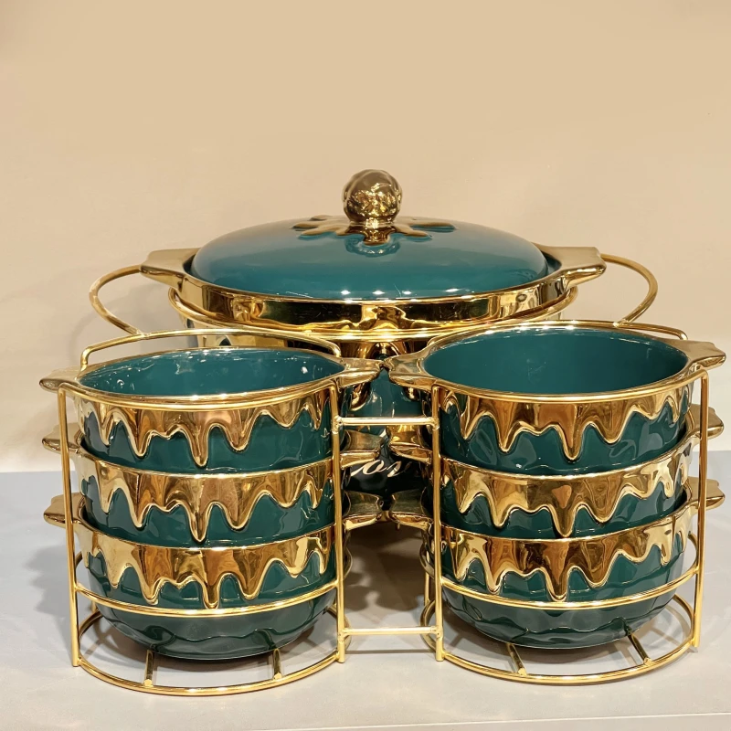 طقم شوربه علي حامل