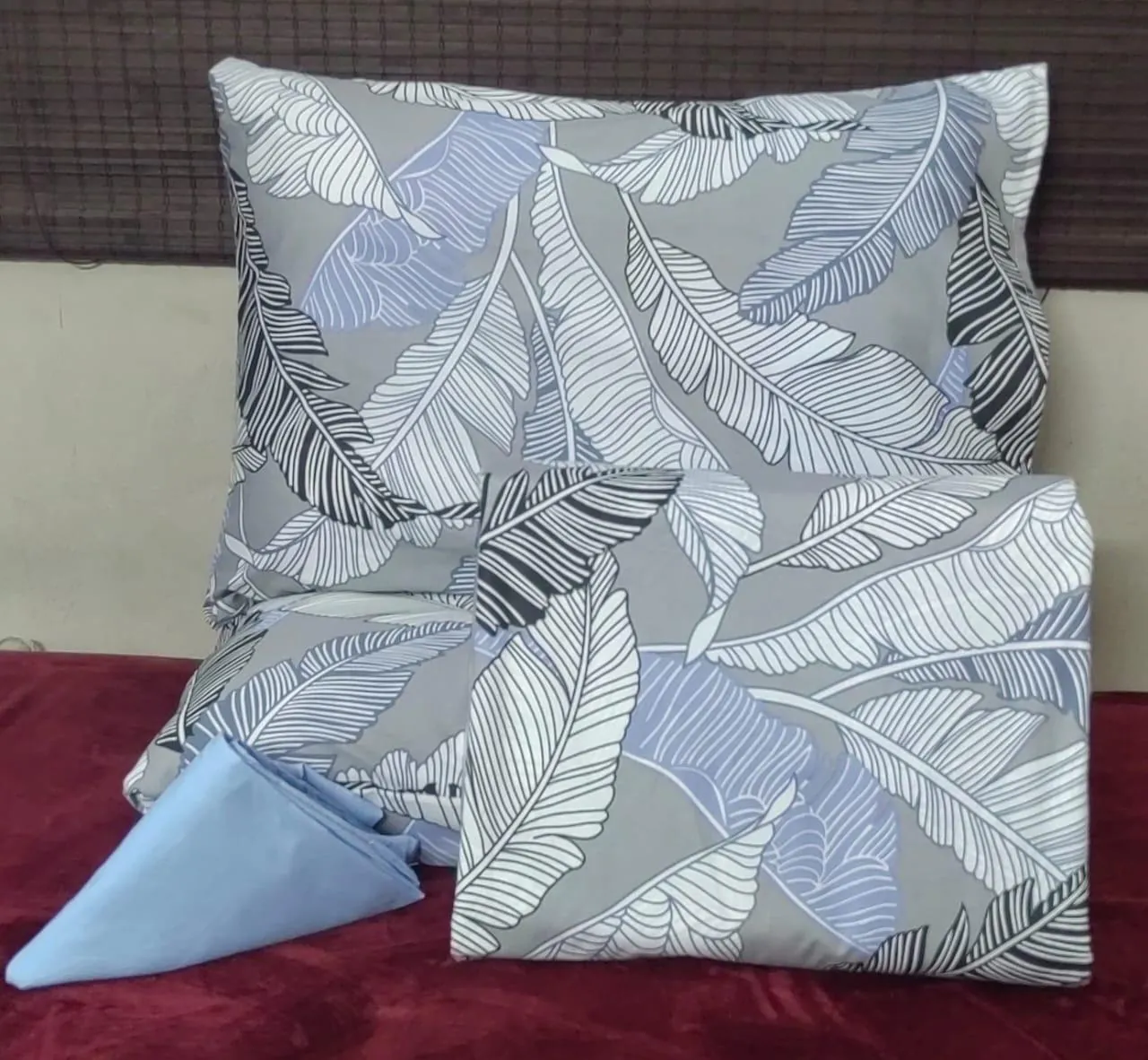 طقم ملاية سرير مطبوعة مكون من4 قطع - 200×120 سم، قطن