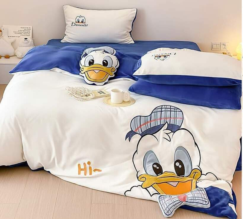 طقم ملاية سرير قطن 100% -  قطن العامريه- 6 قطع  قطن، متعدد الألوان