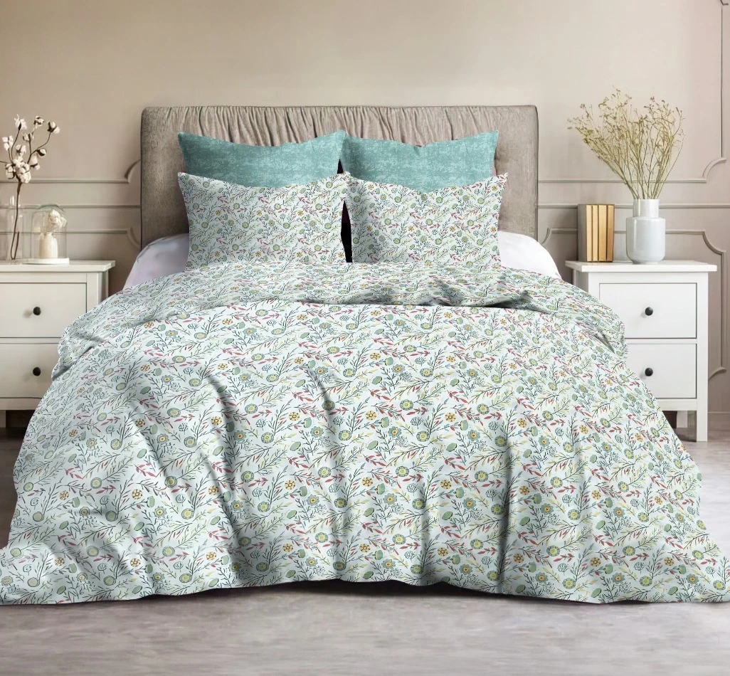 طقم ملايه سرير كبير فلات مكون من4قطعه ملايه 260*240 قطن خامه العامريه