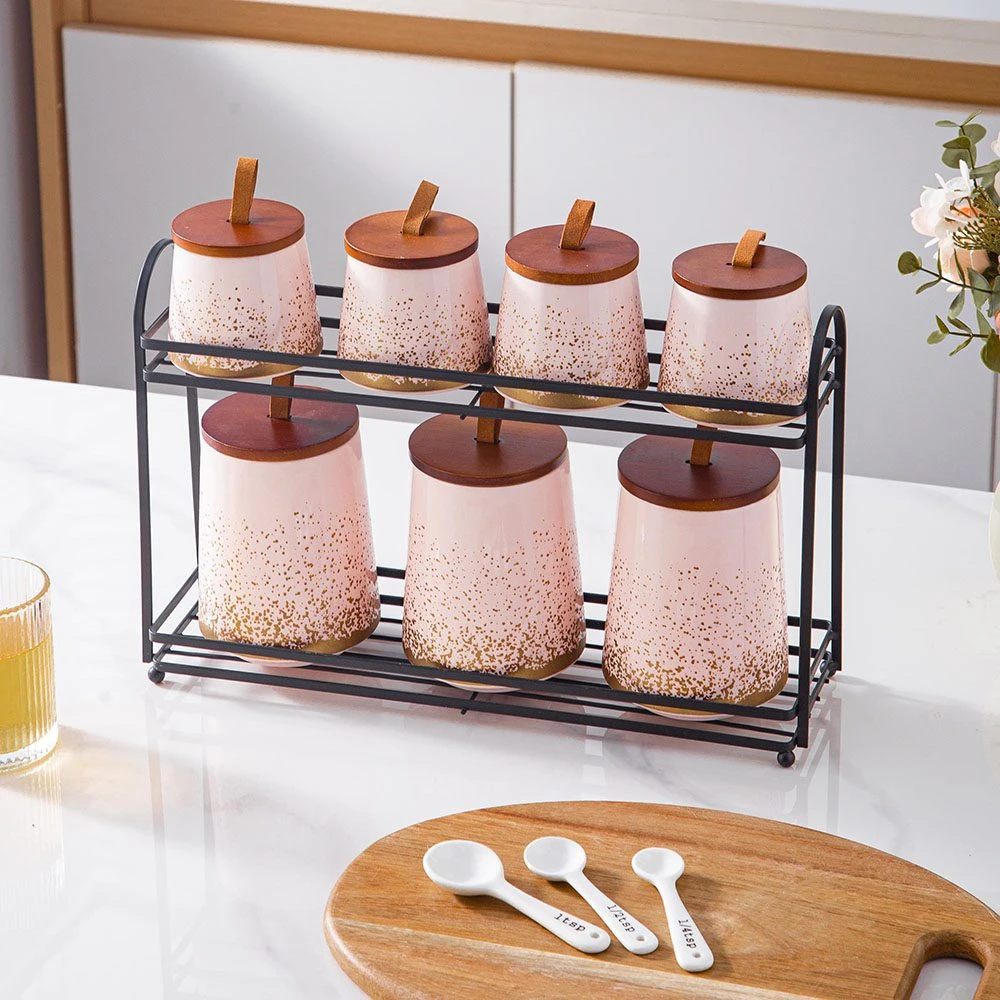 طقم توابل 11 قطعه – Golden Dots/2