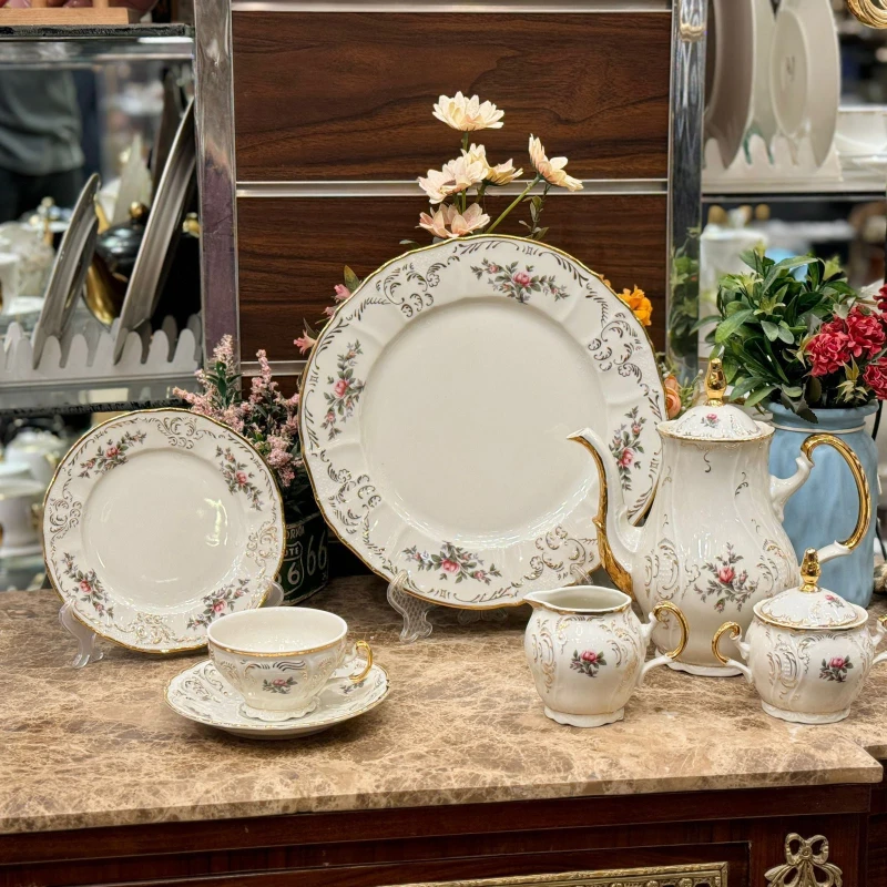 طقم شاى و جاتو – تشيكي – 24 قطعة – SN401