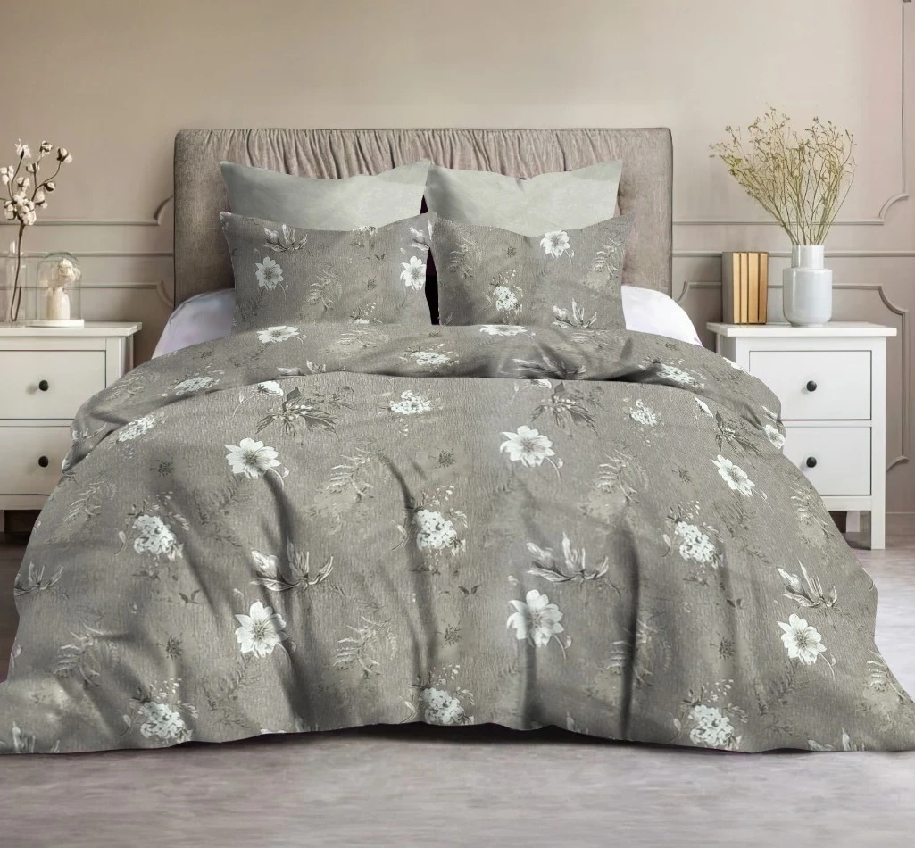 طقم ملايه  كبير  فلات مكون من4قطعه  ملايه 260*240 قطن خامه العامريه