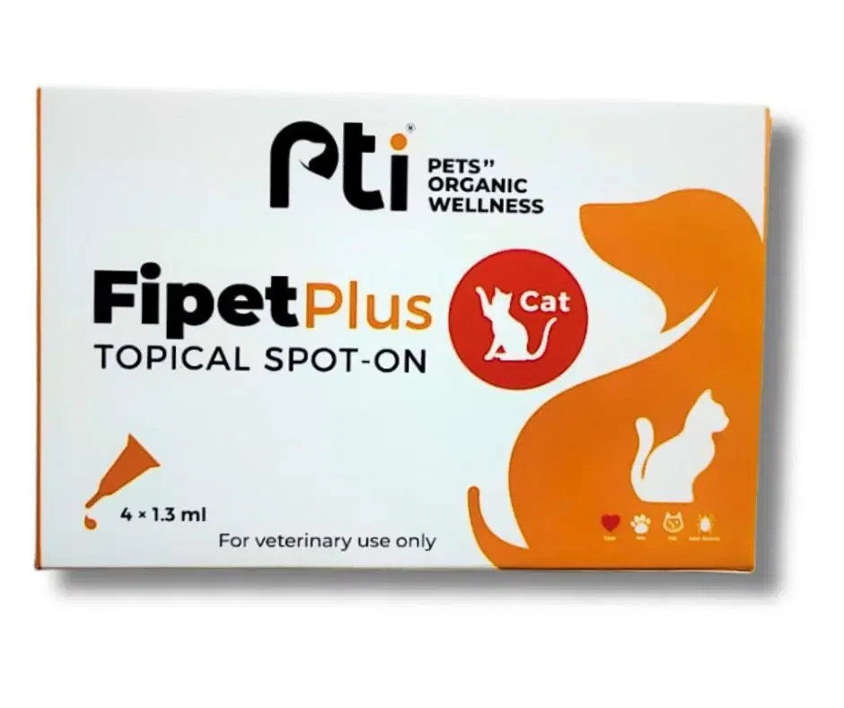 Pti Fipet Plus Spot-ON Cat 4×1.3 ml