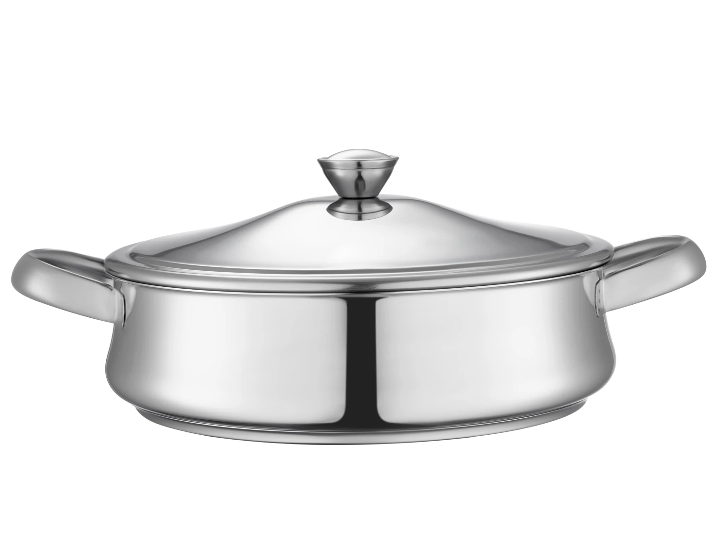 طبق فرن كلاسيك ستانلس ستيل 22 سم من زهران