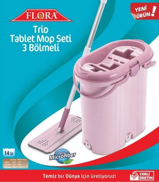 جردل مسح باركيه فلورا تركي 14 لتر