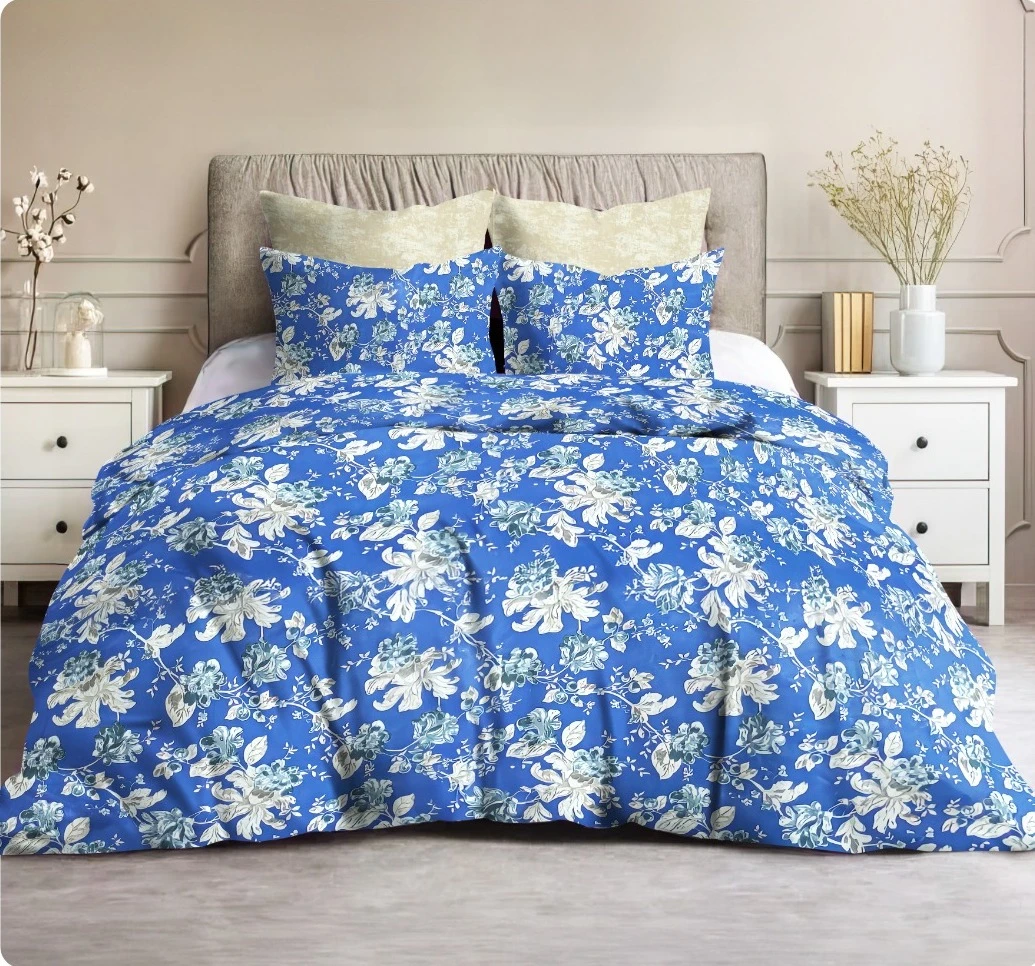 طقم ملايه سرير اطفال فلات  مكون من 6 قطعه 2 ملايه 200*240 قطن خامه العامريه