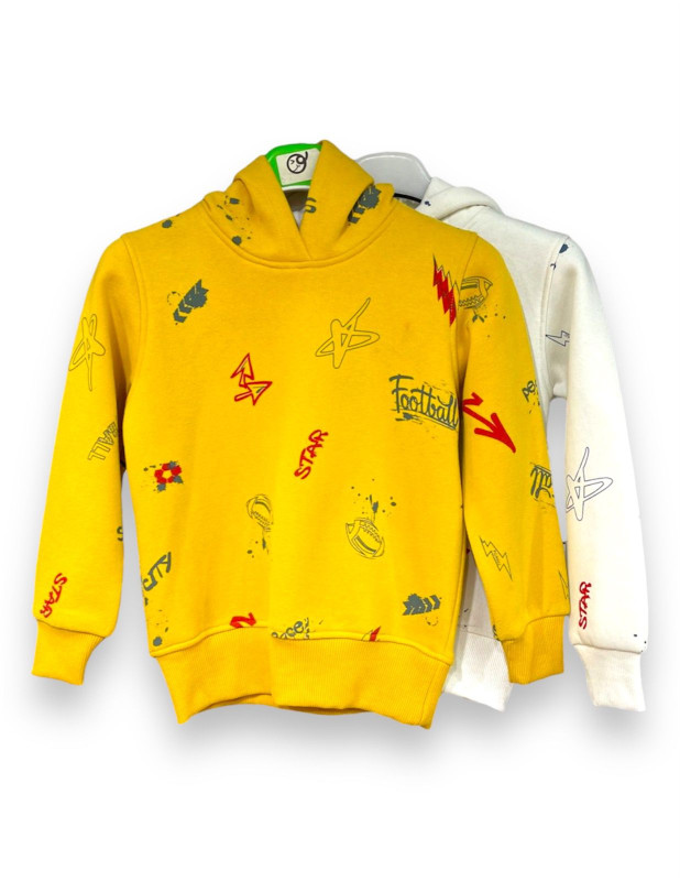 سويتشرت ولادي خامه ميلتون قطن 100%