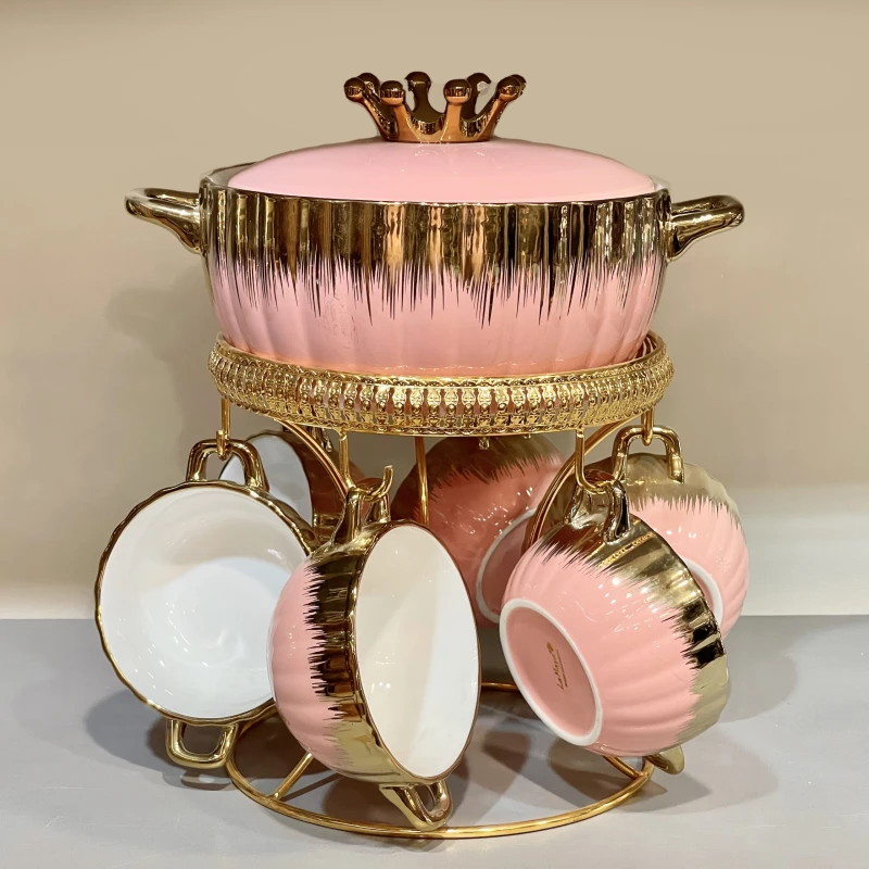 طقم شوربه علي حامل