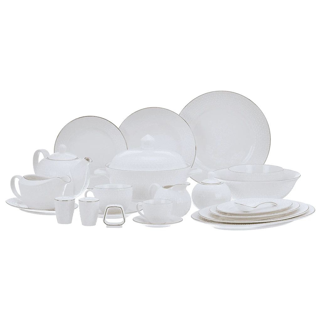 طقم سفره 125 قطعه باطار ذهبي – k01