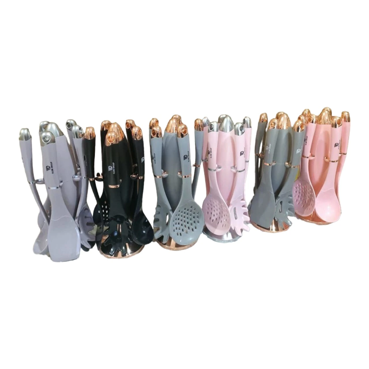 طقم توزيع سيلكون 6 ق يد بلاستيك صاروخ