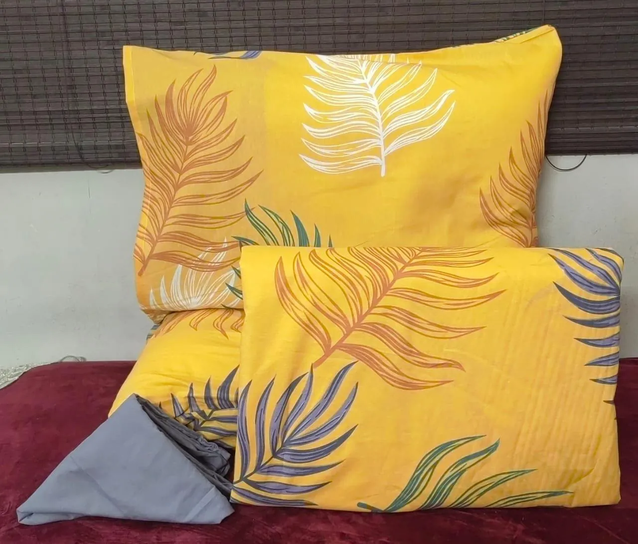 طقم ملاية سرير كبير، 4 قطع - 240×260 سم