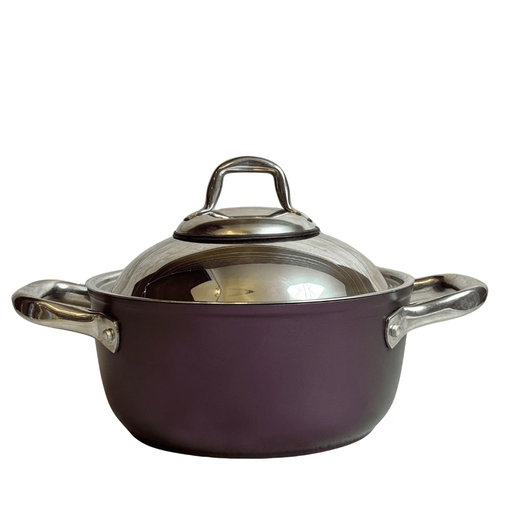 حلة تيفال مدور احمر يد استيل مقاس 30 – SAFLON