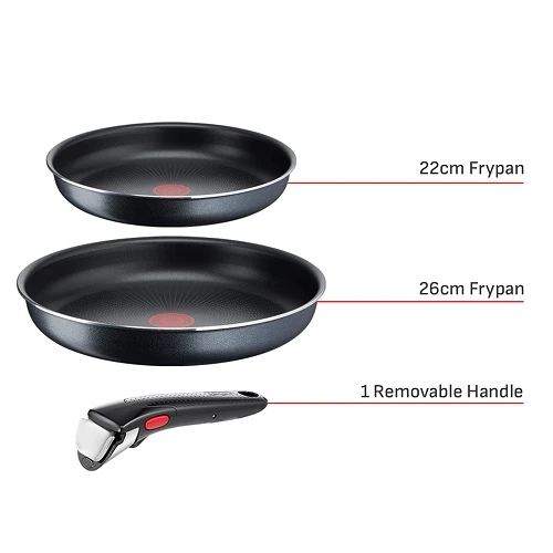 طقم مقلاة تيفال انجنيو اكس ال فورس