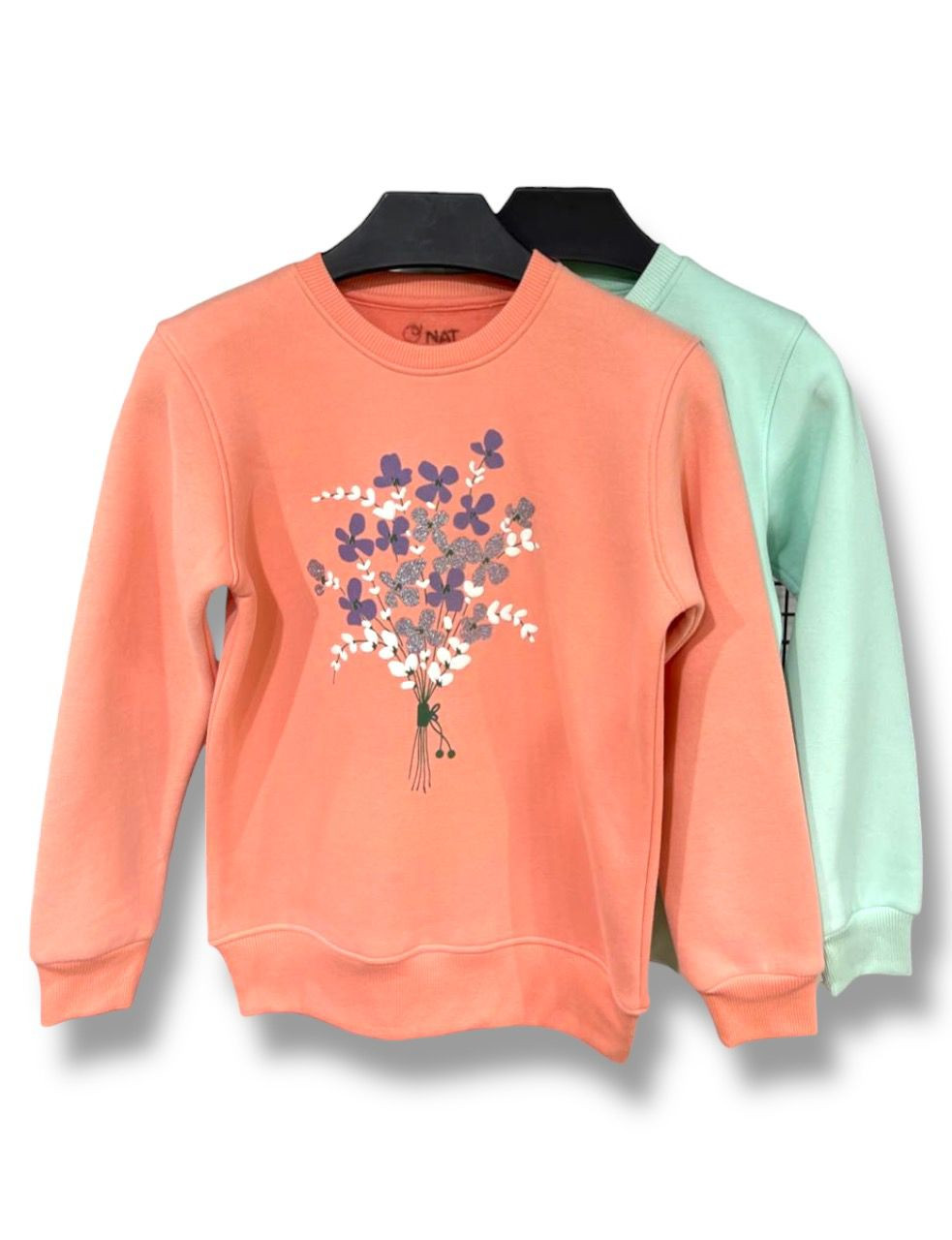 سويتشرت بناتي خامه ميلتون قطن 100%