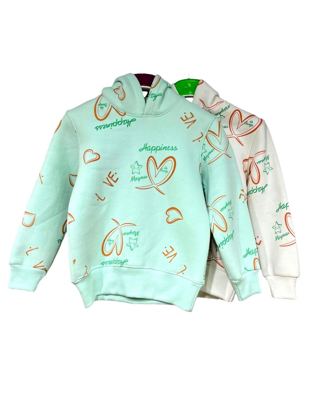 سويتشرت بناتي خامه ميلتون قطن 100%