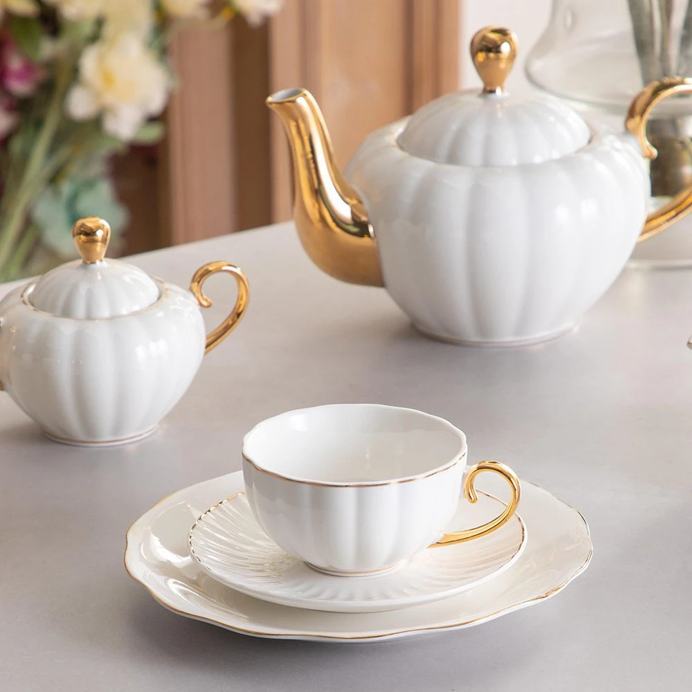 طقم سفره 77 قطعه – Pumpkin White