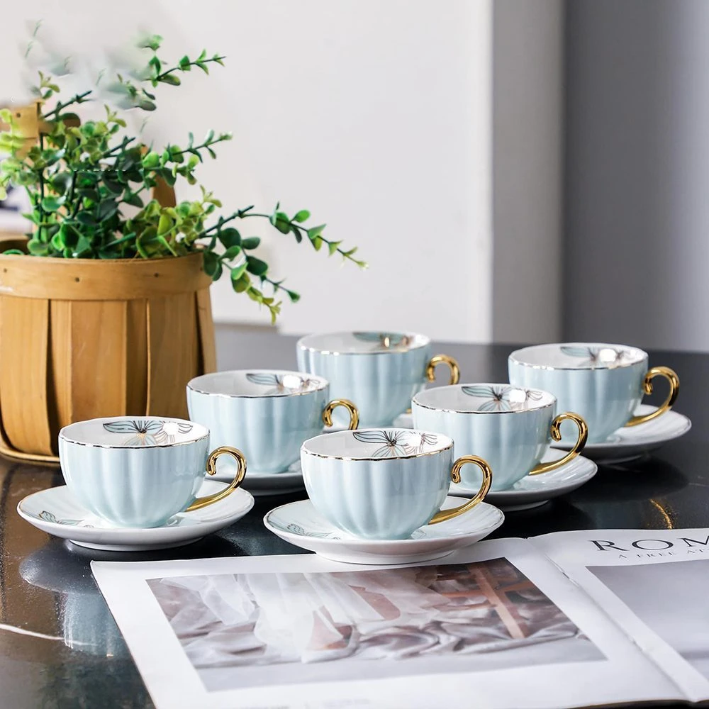 طقم قهوه – Pumpkin Baby Blue