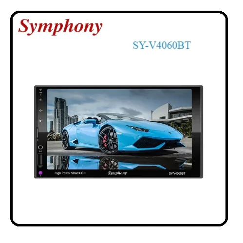 مشغل الوسائط المتعددة سيمفونى بحجم 7 بوصة ميرور لينك اندرويد & ايفون SY-V4060BT