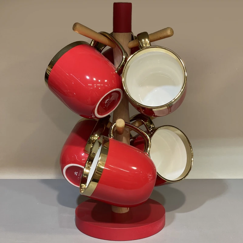 طقم مجات علي حامل – بورسلين