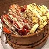 Konafa With Mix Fruit Casserole