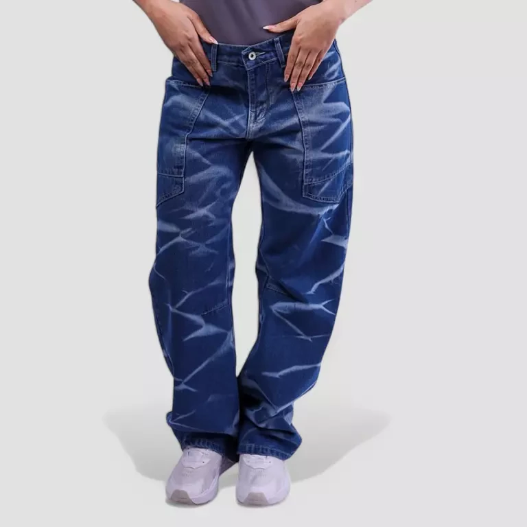 Crash Wide Leg Jeans