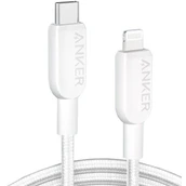Anker 60W Type-C To Lightning Cable - White Original Braided Wire 1.8m (1550)