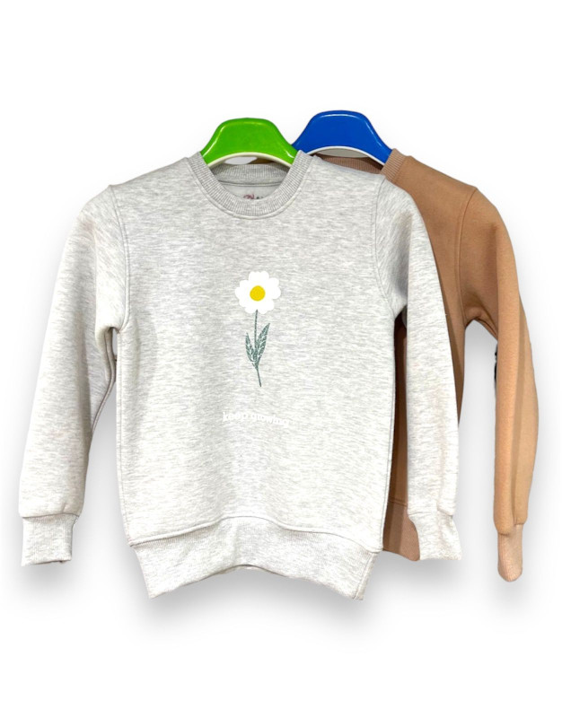 سويتشرت بناتي خامه ميلتون قطن 100%