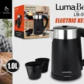 Luma Bella LB-59012 1 Liter Black Water Kettle With 2 Cups (1325)