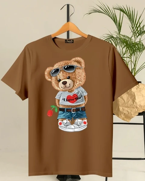 BEAR - تيشيرت قطن اللوان متعددة
