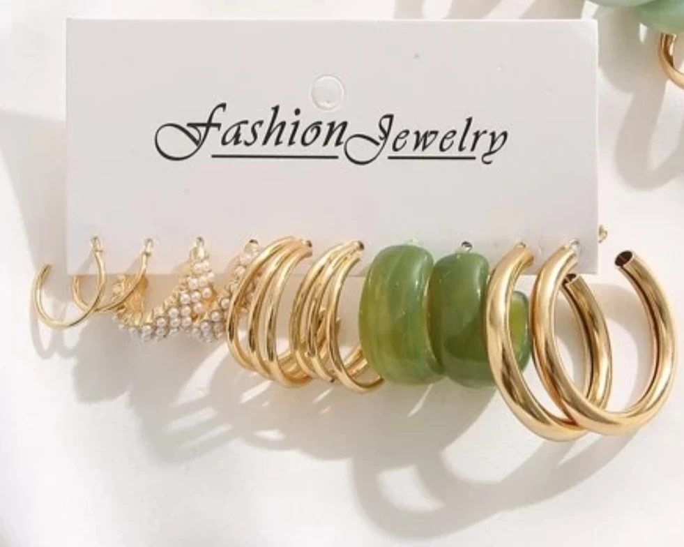 15pairs Random Faux Pearl Decor Earrings