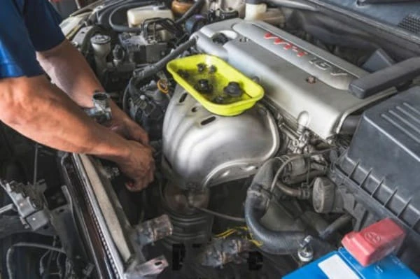 غيار كوع ماء رديتر او غيار بلف حرارة مع فك ثلاجة