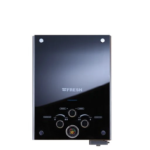 سخان مياة غاز فريش 6 لتر/ كريستال - غاز طبيعي أدابتر