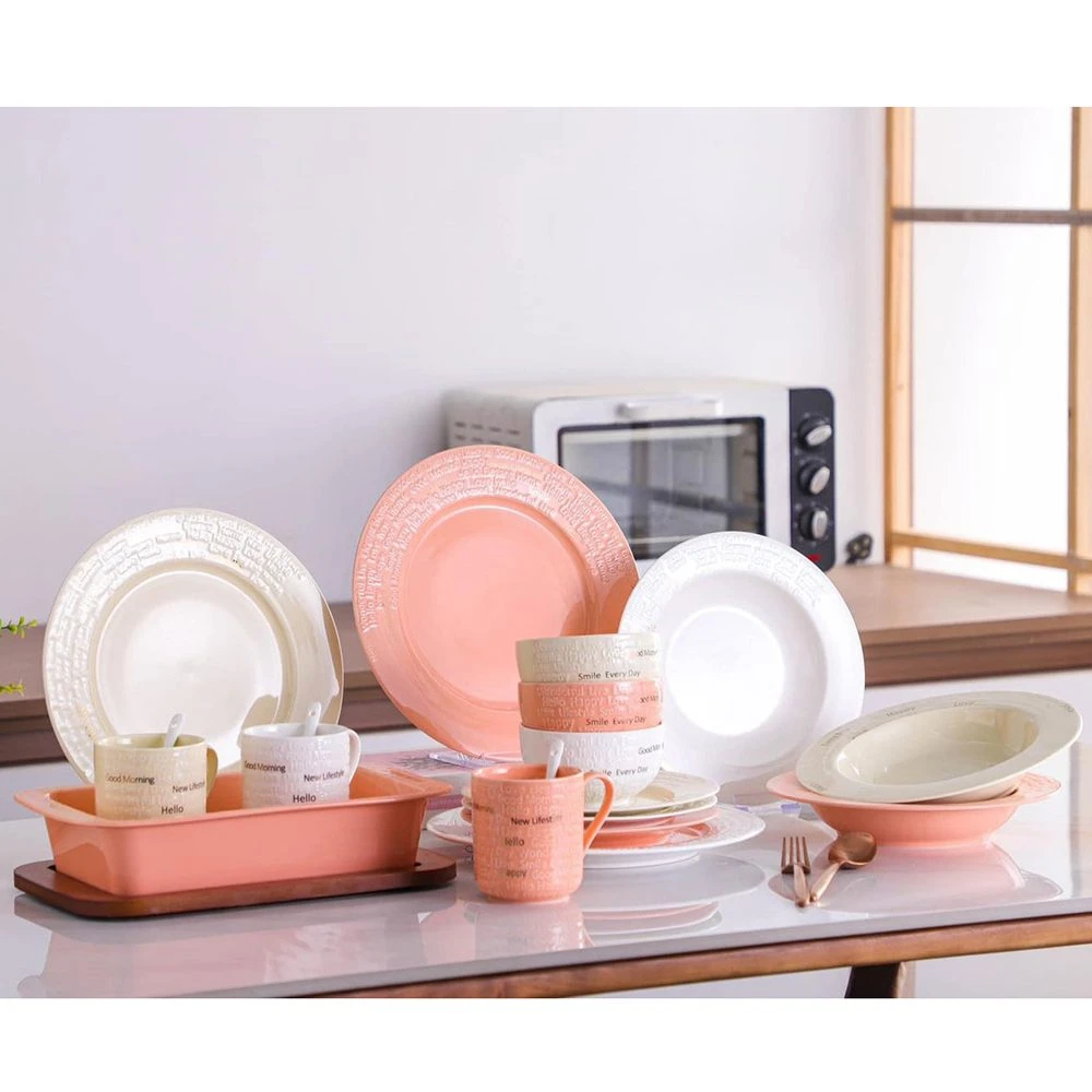 طقم عشاء 38 قطعه – Embossed/2