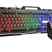 Zero Brand ZR-6806(0169) USB Illuminated Gaming Keyboard And Mouse