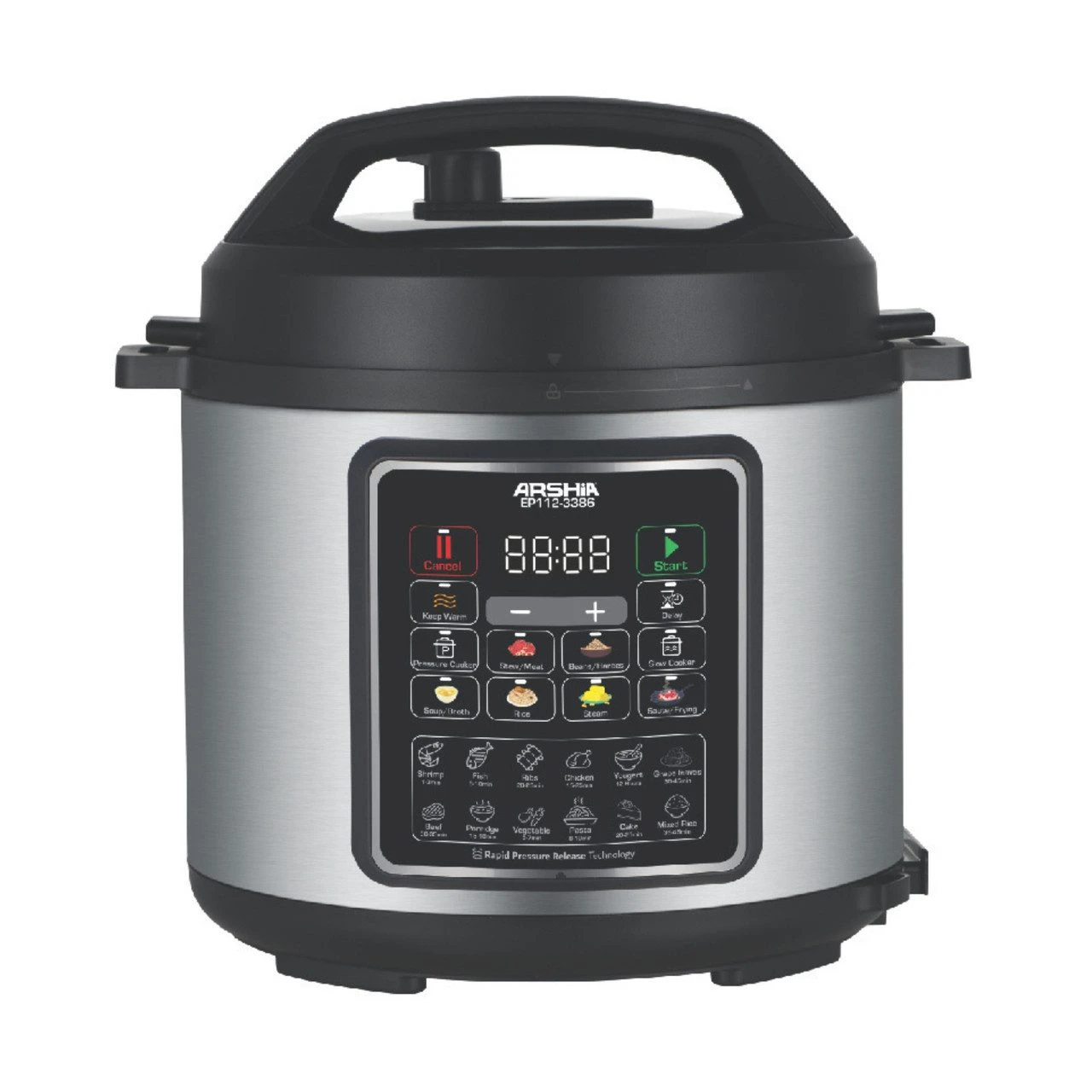 Arshia Digital Pressure Express Cooker 6L – 3386