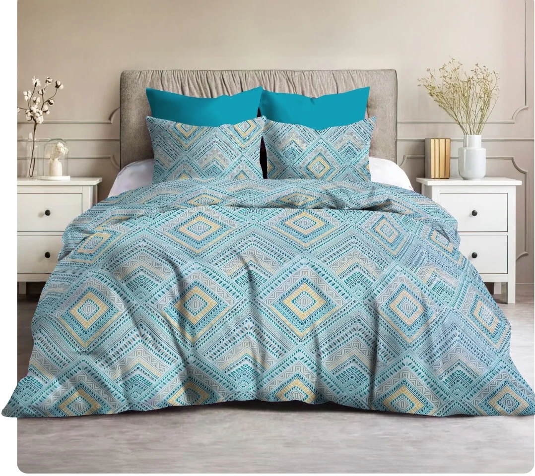 طقم ملايه سرير كبير فلات  مكون من 4 قطعه 1 ملايه 260*240 قطن خامه العامريه