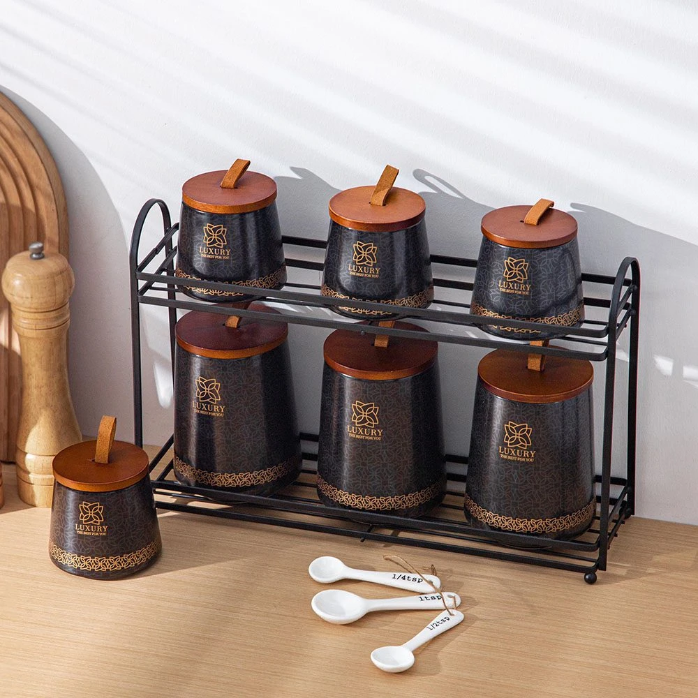 طقم توابل 11 قطعه – Luxury Black