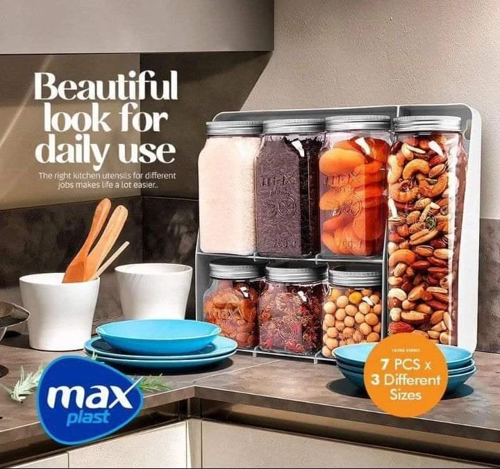 طقم توابل الترا بلاستيك 7ق