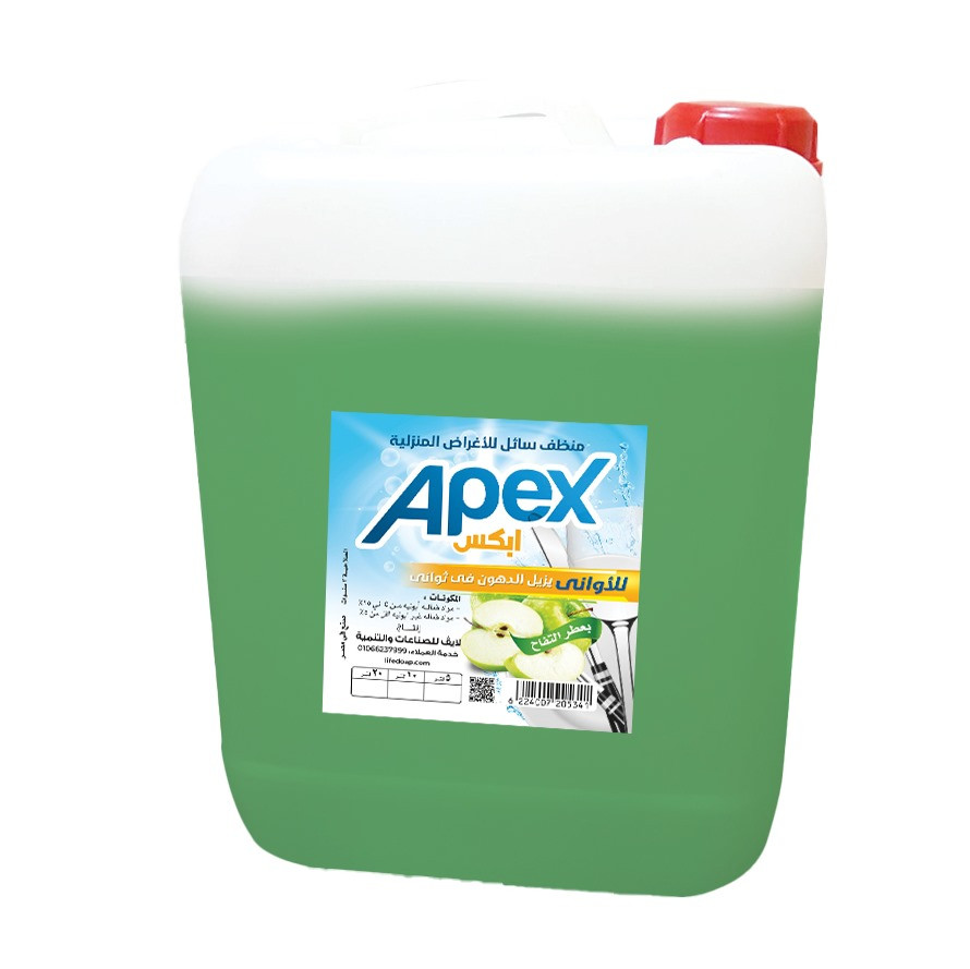منظف سائل للاغراض المنزلية بعطر التفاح 10 لتر
