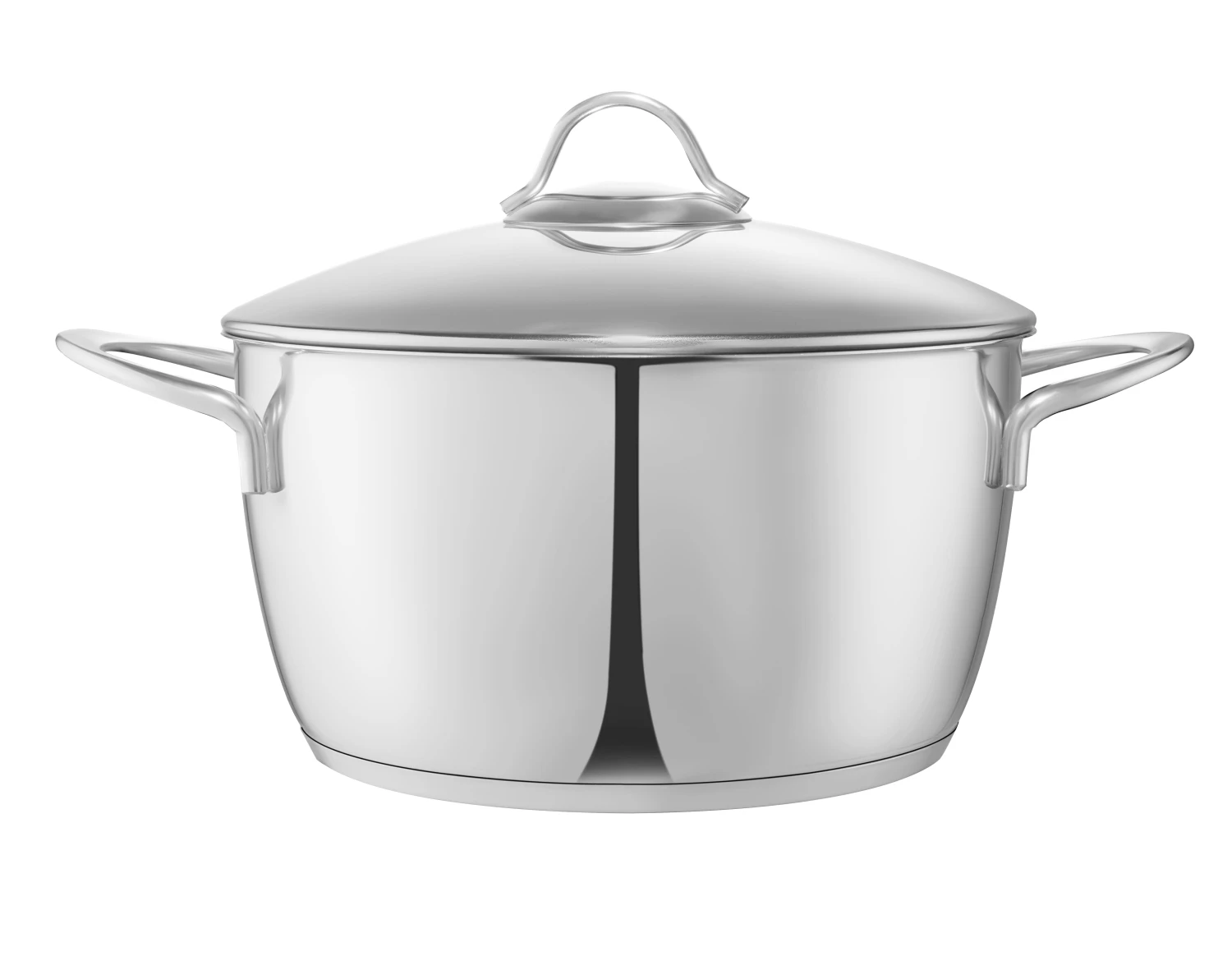 حلة طهي ستانلس ستيل موديرنا 28 سم من زهران