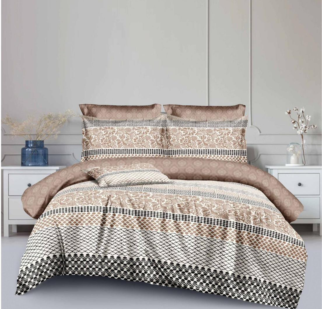 طقم ملاية سريراطفال  - قطن تركى -عدد2 ملاية 190*240 سم- 2كيس مخدده 120*45 سم -كيس خدادية 60*70 سم، متعدد